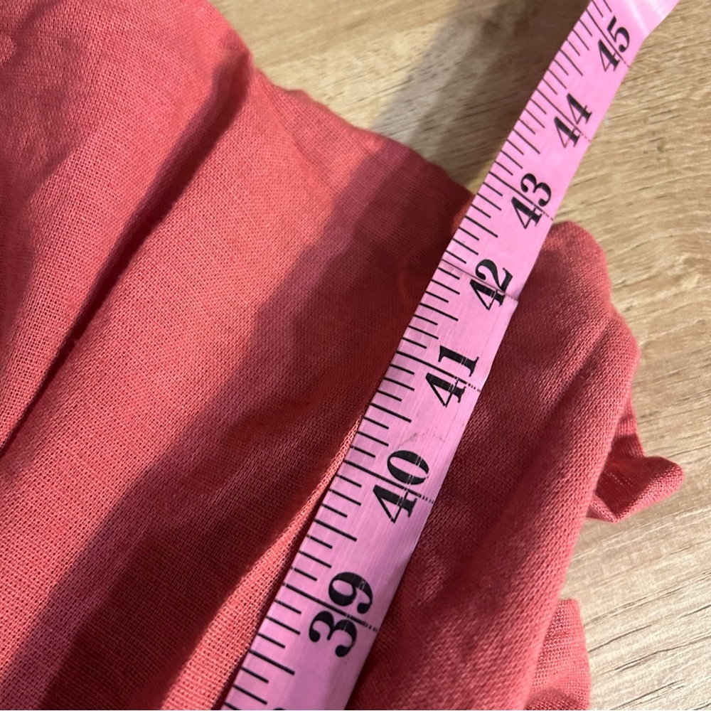 Free People Coral Red Tiered Maxi Dress - Picture 11 of 11